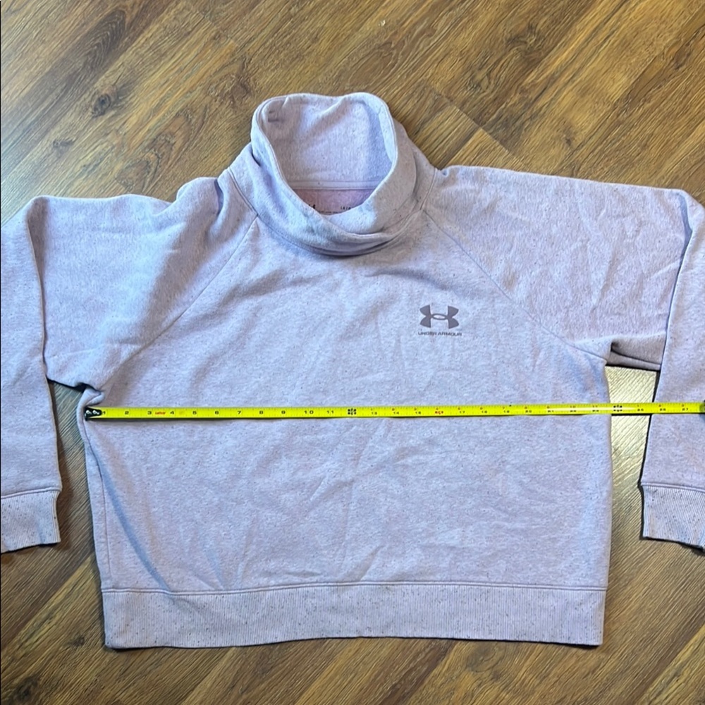 Under Armour Lavender Cowl Neck Sweatshirt - Picture 6 of 10